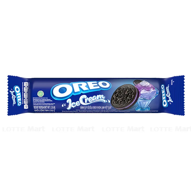 Bánh Quy Oreo Kem Lạnh Việt Quất Gói 119 6g