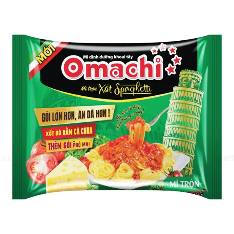 Mì Omachi Trộn Xốt Spaghetti 136g