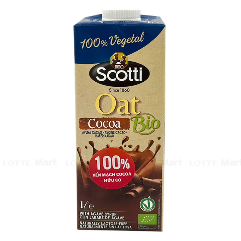 Thức Uống Yến Mạch Riso Scotti Cacao Hộp 1L