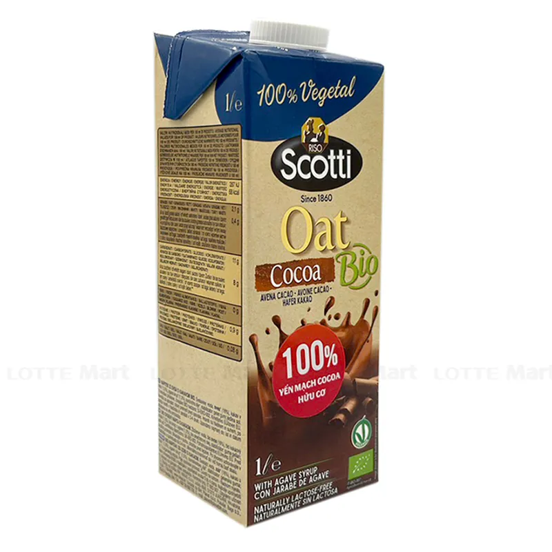 Thức Uống Yến Mạch Riso Scotti Cacao Hộp 1L