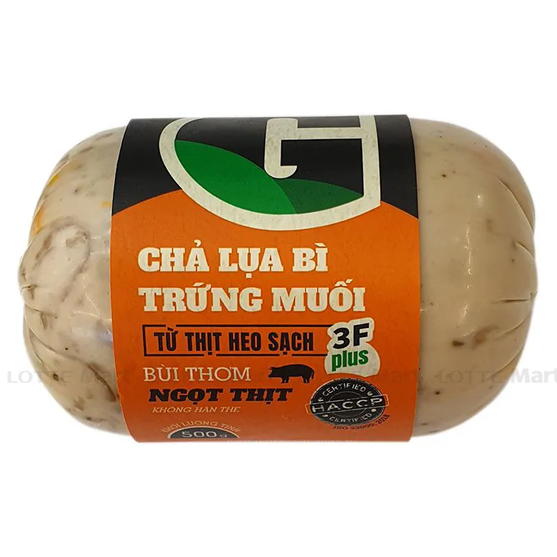 Chả Lụa Bì Trứng Muối G Kitchen Feddy 500g