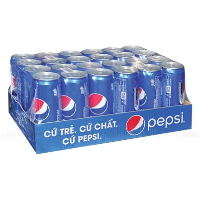 Nước Ngọt Có Gas Pepsi 320ml X Thùng 24 Lon