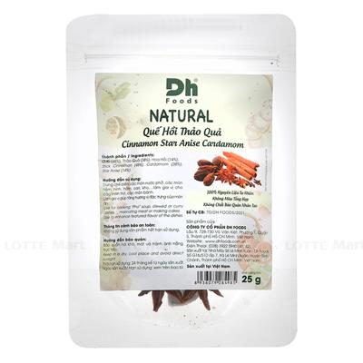 Quế Hồi Thảo Quả Natural DH Foods 25G